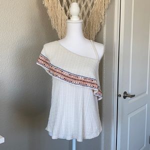 Lucky Brand One Shoulder Top